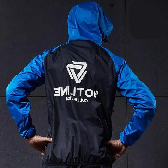 Men’s Hooded Sports Windbreaker Workout Jacket