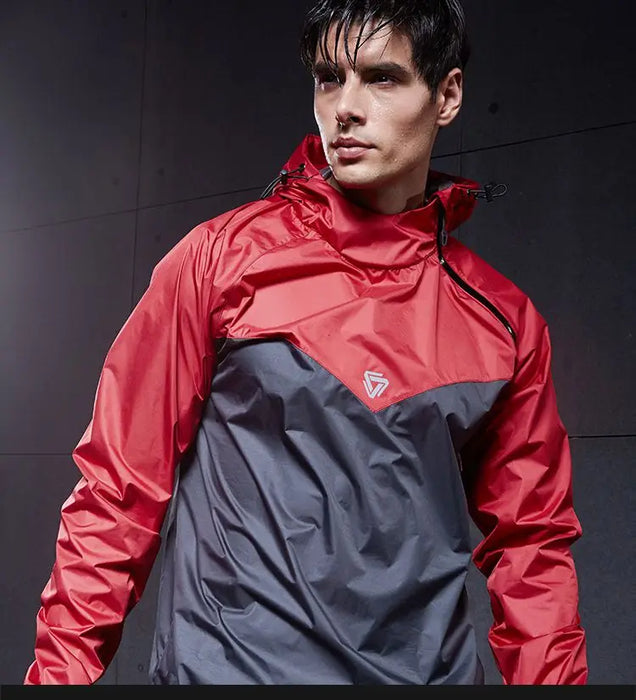 Men's Sports Windbreaker Running Jacket with Hood — Flamin' Fitness
