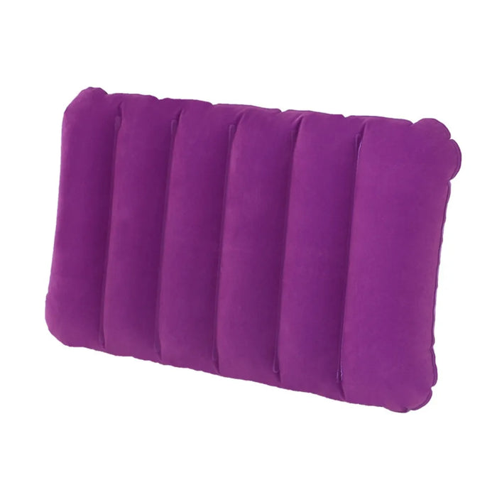 Inflatable PVC Flocking Air Pillow – Portable Magic Cushion for Travel/Home