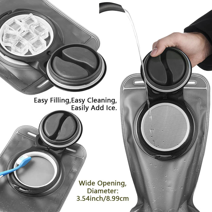 One-Click Hydration Bladder – 1.5–3L for Hiking & Camping