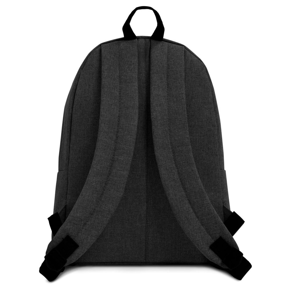 Anthracite Embroidered Backpack Bags & Backpacks — Flamin' Fitness