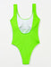 Crochet Style One-Piece Swimsuit - Flamin' Fitness