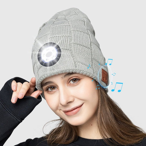 Extra Warm Rechargeable LED & Bluetooth Beanie - Flamin' Fitness