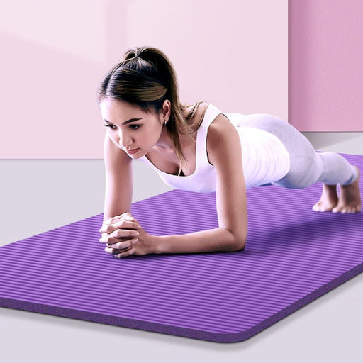 10mm Extra Thick Yoga Mat 183cm x 61cm High Quality NRB Non-slip