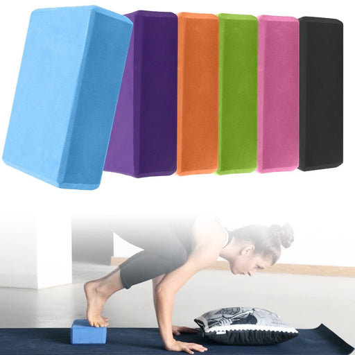 Yoga Block Set Pilates Brick Fitness Belt Set for Exercise Workout Fitness  Training Block Brick Stretching Belt Yoga Bolster