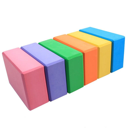 Kamini Enterprise Yoga Blocks for Yoga Accessories Gym Fitness Yoga Block  Brick (Multicolor) Set of 1