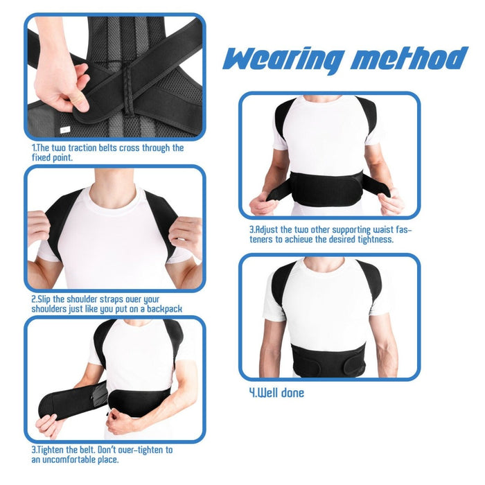 Posture Corrector Support Vest Orthopaedic Accessories — Flamin