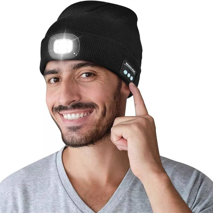 Beanie Led Module Rechargeable LED & Bluetooth Beanie — Flamin' Fitness